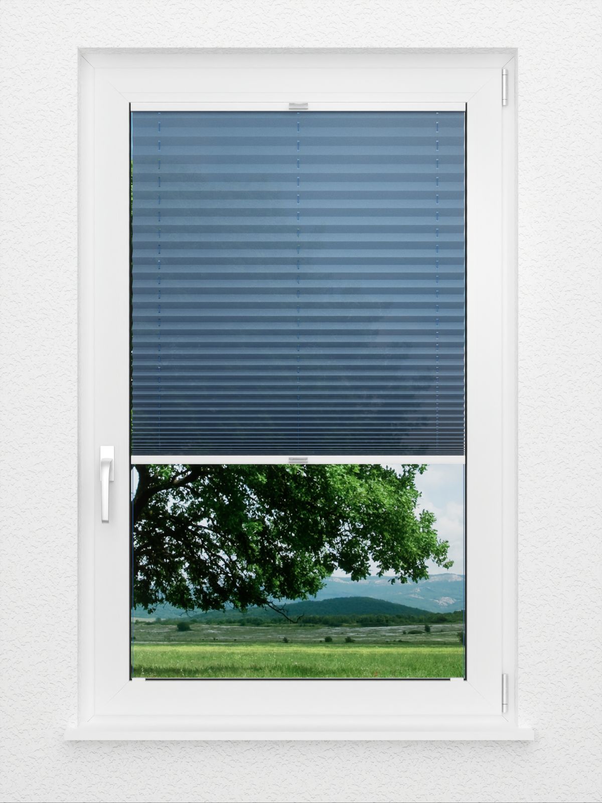 Detailansicht Plissee Color Krepp 167vs