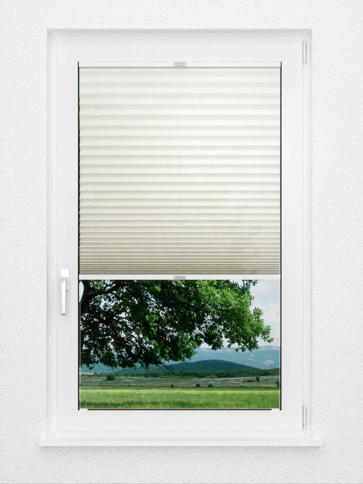 Detailansicht Plissee Color Krepp 1320vs