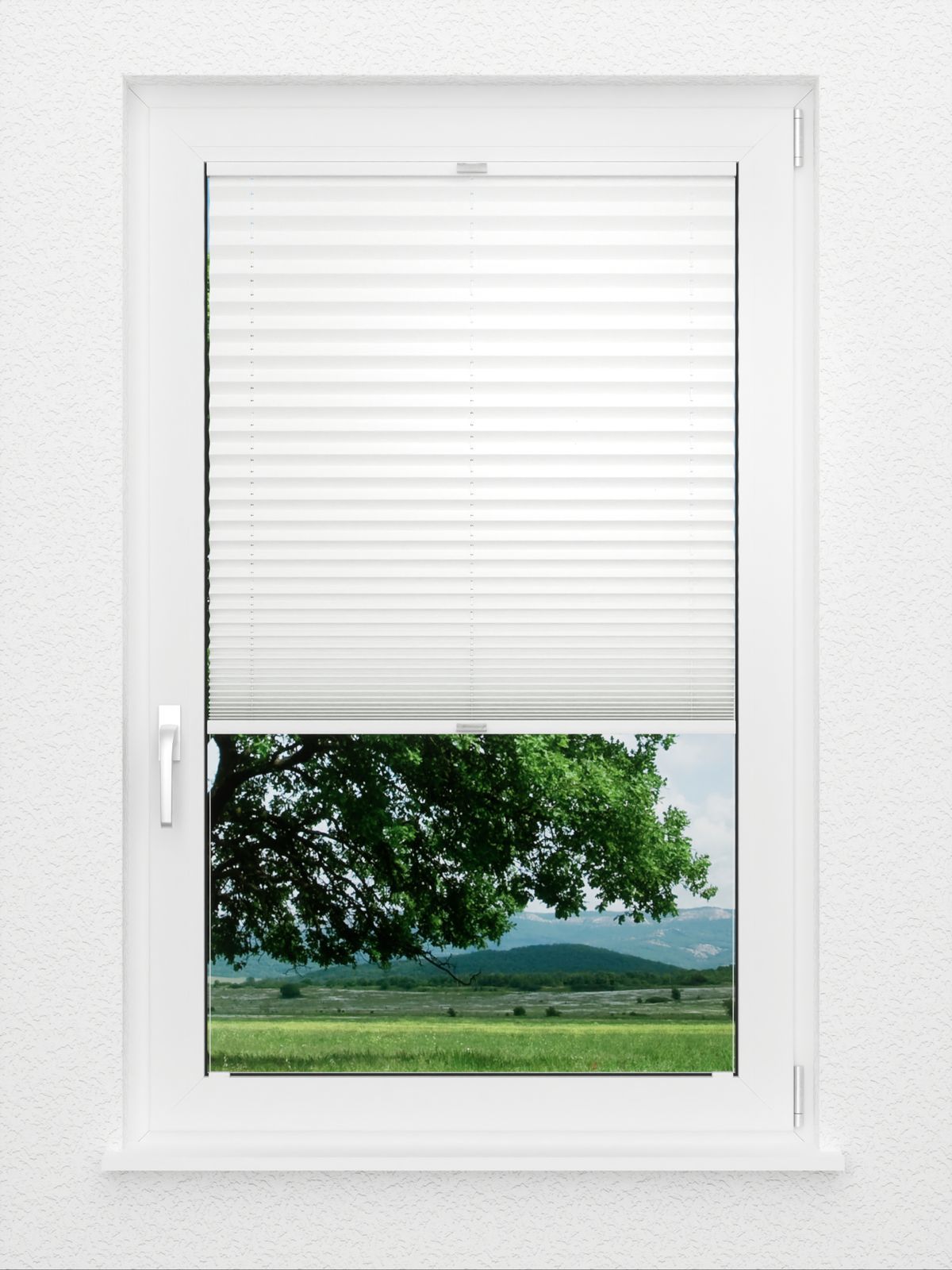 Detailansicht Plissee Color Krepp 139vs