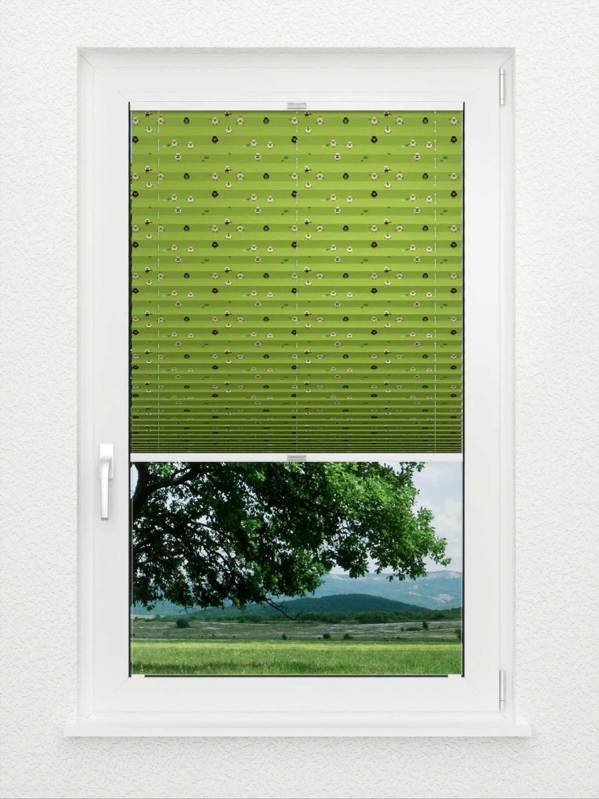 Detailansicht Plissee Sheep Night 998vs