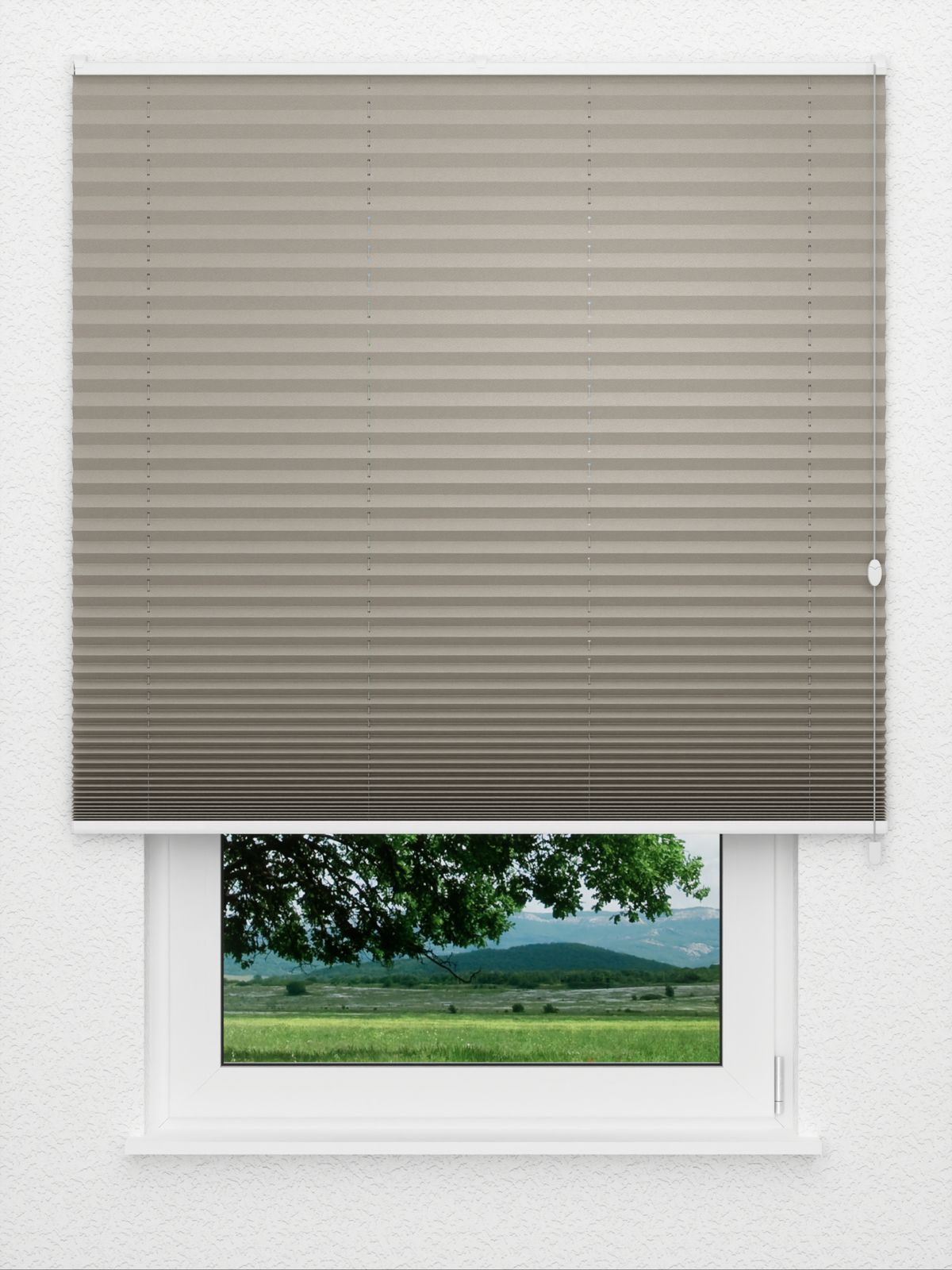 Detailansicht Plissee Krepp Dark 896vs