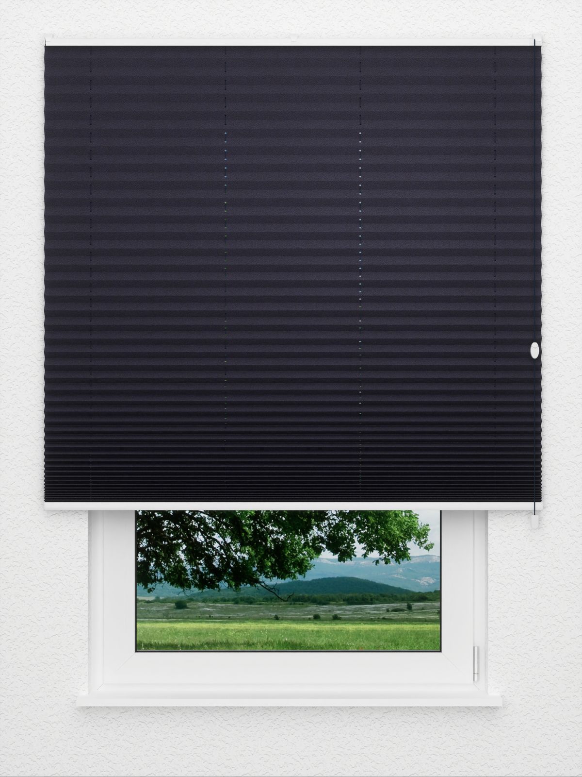 Detailansicht Plissee Krepp Dark 899vs