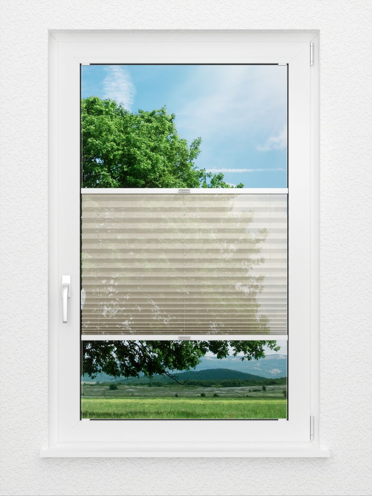 Detailansicht Plissee Linum 931vs
