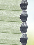 Stoff DUETTE® Linum Darkening foggreen 3623