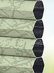 Stoff DUETTE® Montana Darkening foggreen 3623