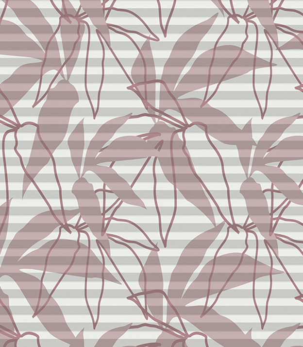 Detailansicht DUETTE® Blätter rosa 2735 A002