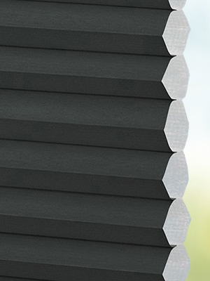 Stoff Plissee Ma&szlig;anfertigung DUETTE® Unix DuoTone black 1858