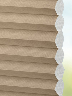 Stoff Plissee Ma&szlig;anfertigung DUETTE® Unix DuoTone tawny brown 4340