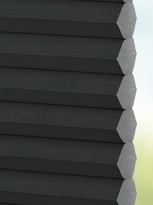 Stoff Plissee Ma&szlig;anfertigung DUETTE® Elan black 1858