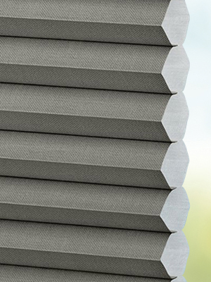 Stoff Plissee Ma&szlig;anfertigung DUETTE® Elan DuoTone nickel 1332