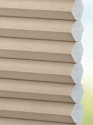 Stoff Plissee Ma&szlig;anfertigung DUETTE® Elan DuoTone mushroom 4731