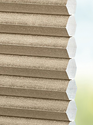 Stoff Plissee Ma&szlig;anfertigung DUETTE® Elan Metalic bronze 4720