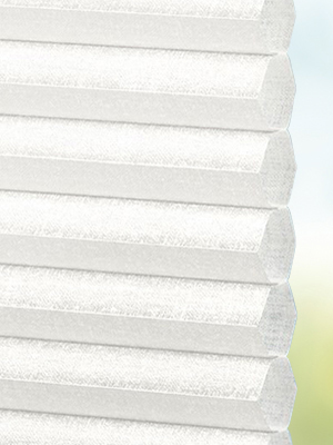 Stoff Plissee Ma&szlig;anfertigung DUETTE® Pearl Topar alabaster white 8000