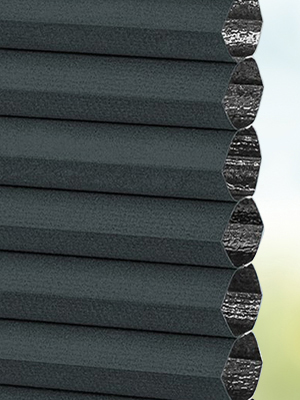 Stoff Plissee Ma&szlig;anfertigung DUETTE® Unix Darkening raven 7132