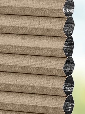 Stoff Plissee Ma&szlig;anfertigung DUETTE® Unix Darkening tawny brown 4340