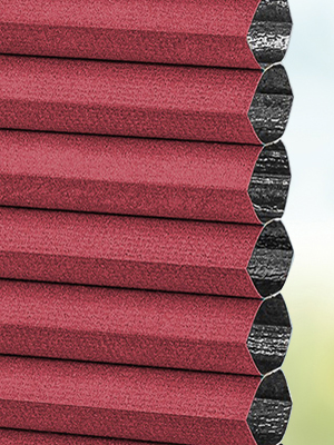 Stoff Plissee Ma&szlig;anfertigung DUETTE® Unix Darkening red 5673