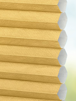 Stoff Plissee Ma&szlig;anfertigung DUETTE® Unix DuoTone Flame cashew 4139
