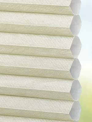 Stoff Plissee Ma&szlig;anfertigung DUETTE® Unix DuoTone Flame sand 4440