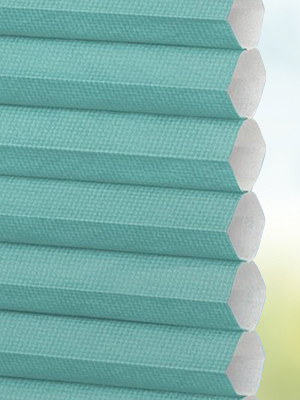 Stoff Plissee Ma&szlig;anfertigung DUETTE®Unix DuoTone Flame bluegrass 3031