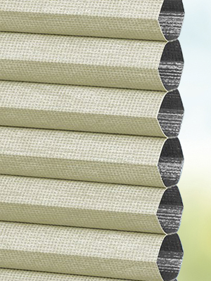 Stoff Plissee Ma&szlig;anfertigung DUETTE® Unix RD Flame sand 4440