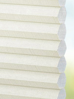 Stoff Plissee Ma&szlig;anfertigung DUETTE® Batiste papyrus 0161