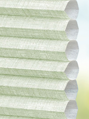 Stoff Plissee Ma&szlig;anfertigung DUETTE® Linum foggreen 3623