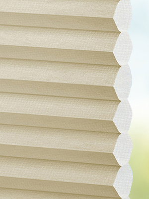 Stoff Plissee Ma&szlig;anfertigung DUETTE® CLASSIC Duotone ivory 0161